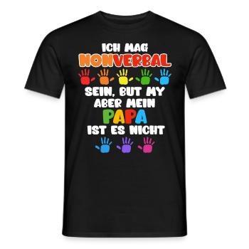 Autismus Bewusstsein autistisches Kind - Männer T-Shirt - Schwarz - Vorne - AI Model Male 178 light (178cm)