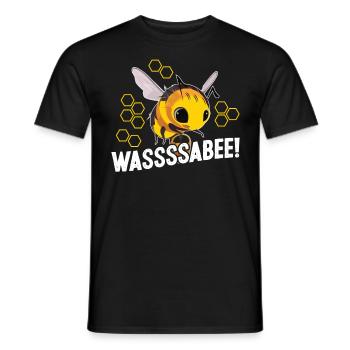 Imker Wassssabee Honig Bienenliebhaber Imkerei - Männer T-Shirt - Schwarz - Vorne - AI Model Male 178 light (178cm)