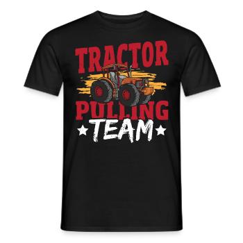Tractor Pulling Team Tractor Puller Tractorpulling - Men's T-Shirt - black - Front - AI Model Male 178 light (178cm)