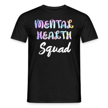 Mental Health Awareness Diversity - Men's T-Shirt - black - Front - AI Model Male 178 light (178cm)