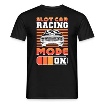 Slot Car Rennen Slot Car Race Slotcar Rennen - Männer T-Shirt - Schwarz - Vorne - AI Model Male 178 light (178cm)