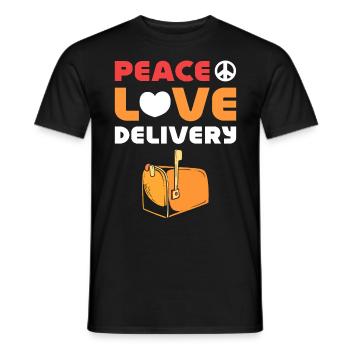 Travailleurs des postes Facteurs Postes - T-shirt homme - noir - Devant - AI Model Male 178 light (178cm)