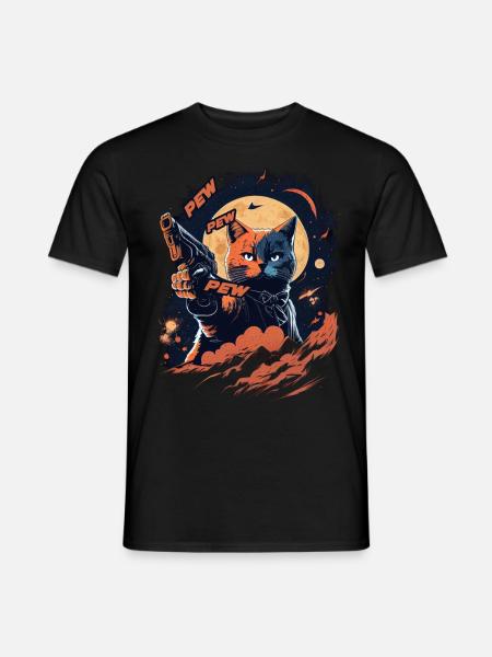 Pew Pew Pew - Men's T-Shirt - black