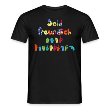 Mentale Gesundheit Be kind to your mind - Männer T-Shirt - Schwarz - Vorne - AI Model Male 178 light (178cm)