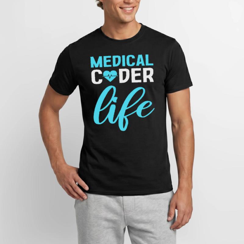 Codeur médical Vie Codeur clinique Codeur médical T-shirt homme