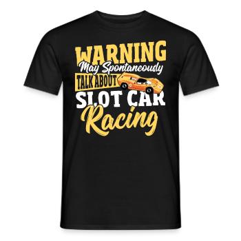 Slot Car Racing Slot Car Race Slot Car Racing - T-shirt homme - noir - Devant - AI Model Male 178 light (178cm)