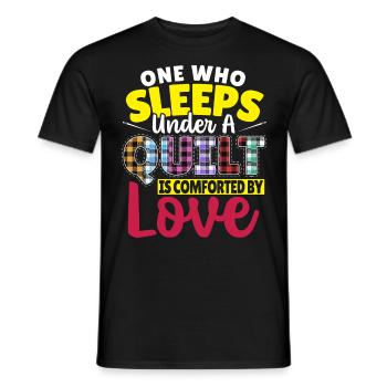 Quilting Quilting Couturière Amoureuse de la courtepointe - T-shirt homme - noir - Devant - AI Model Male 178 light (178cm)