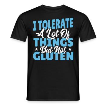 Glutenfrei Gluten frei Glutenfreie Diät Getreide - Männer T-Shirt - Schwarz - Vorne - AI Model Male 178 light (178cm)