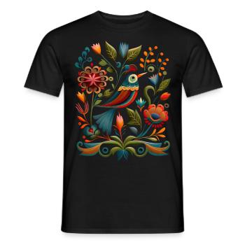 Birdie - T-shirt homme - noir - Devant - AI Model Male 178 light (178cm)