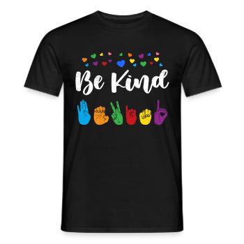Be Child Autistic Diversity and Awareness - T-shirt homme - noir - Devant - AI Model Male 178 light (178cm)