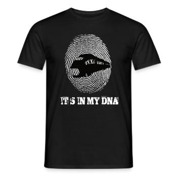 Entraîne son dans mon ADN - T-shirt homme - noir - Devant - AI Model Male 178 light (178cm)