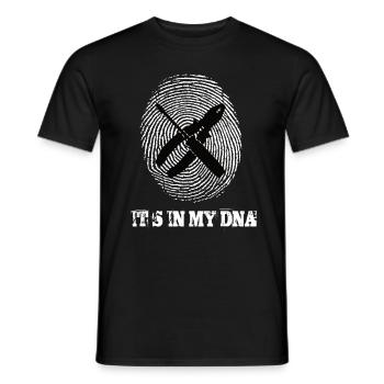 Electrician is in My DNA - Men's T-Shirt - black - Front - AI Model Male 178 light (178cm)