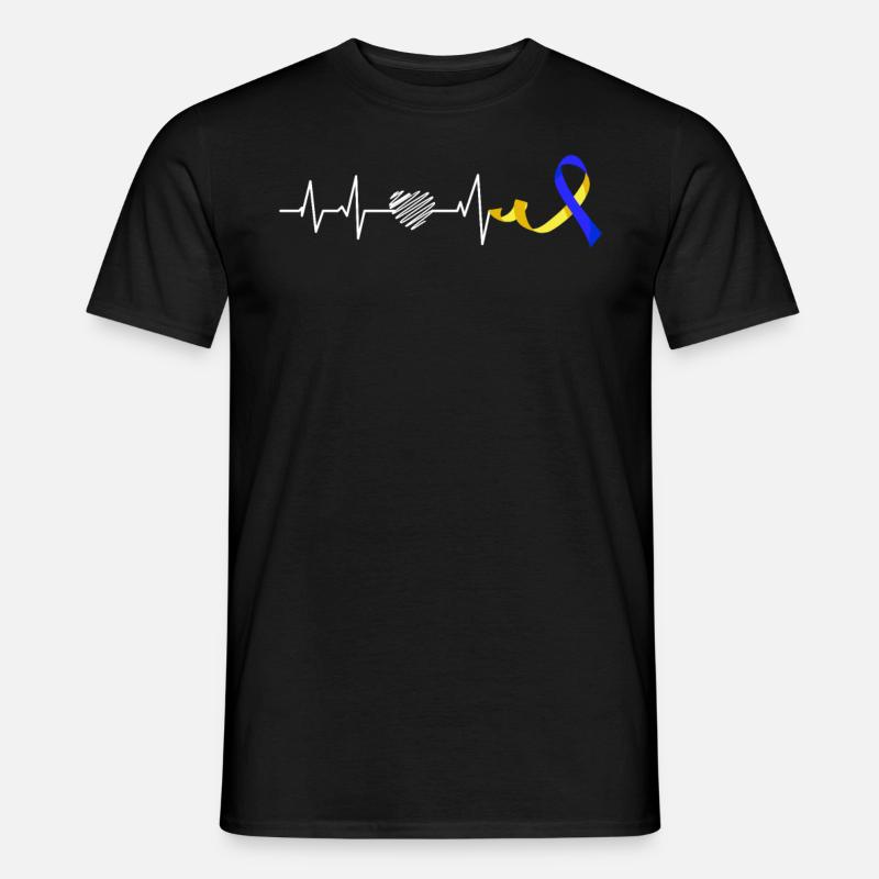 Down Syndrome Awareness Loop extra - Men’s T-shirt - black