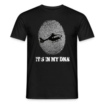 Helikopter Its In My Dna - Männer T-Shirt - Schwarz - Vorne - AI Model Male 178 light (178cm)