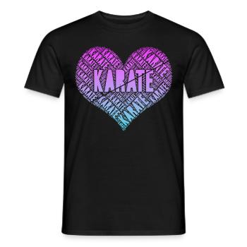 Karaté Arts Martiaux Arts Martiaux - T-shirt homme - noir - Devant - AI Model Male 178 light (178cm)