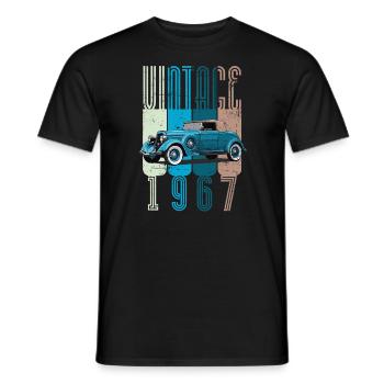 Millésime 1967 - T-shirt homme - noir - Devant - AI Model Male 178 light (178cm)