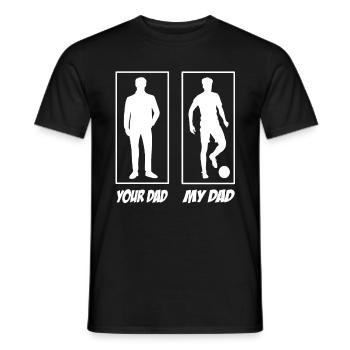 Your Dad My Dad Fußballer Papa - Männer T-Shirt - Schwarz - Vorne - AI Model Male 178 light (178cm)