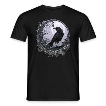 Corbeau - T-shirt homme - noir - Devant - AI Model Male 178 light (178cm)