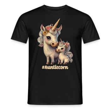 Tante Licorne Licorne Fan Licorne Tantes - T-shirt homme - noir - Devant - AI Model Male 178 light (178cm)