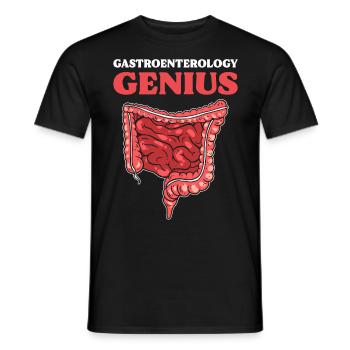 Gastroenterology Genius Gastroenterology - Men's T-Shirt - black - Front - AI Model Male 178 light (178cm)