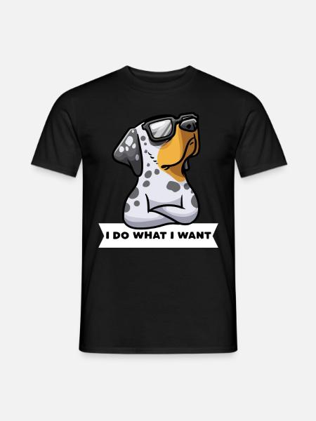 Chien léopard Catahoula de Louisiane têtu Catahoula - T-shirt homme - noir