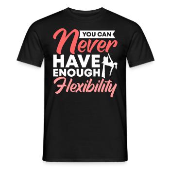 Aerial Silk / Aerial Yoga / Aerial Acrobatics Designs - Men's T-Shirt - black - Front - AI Model Male 178 light (178cm)