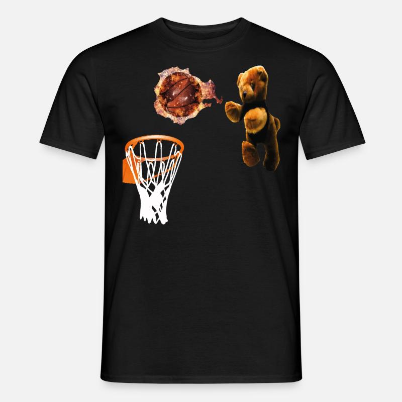 Bastket player bear - Men’s T-shirt - black