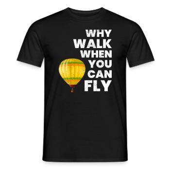 Montgolfière Montgolfière Montgolfière - T-shirt homme - noir - Devant - AI Model Male 178 light (178cm)