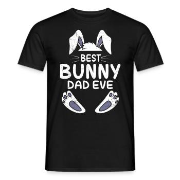Papa Hase Osterhasen Dad Osterfreunde Daddy - Männer T-Shirt - Schwarz - Vorne - AI Model Male 178 light (178cm)