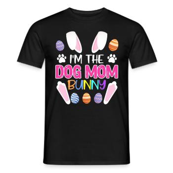 Hundeliebhaber Hasen Mama Ostern Hundefan - Männer T-Shirt - Schwarz - Vorne - AI Model Male 178 light (178cm)