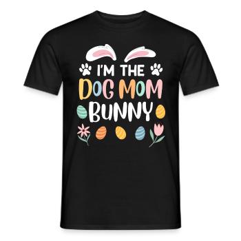 Hundeliebhaber Hasen Mama Ostern Hundefan - Männer T-Shirt - Schwarz - Vorne - AI Model Male 178 light (178cm)