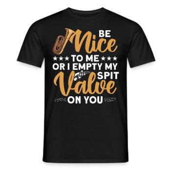 Euphonium Euphoniumspieler Blechbläser Euphonist - Männer T-Shirt - Schwarz - Vorne - AI Model Male 178 light (178cm)