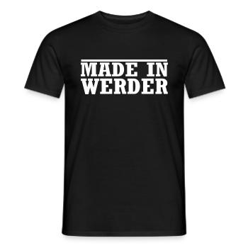 Werder Havel - Männer T-Shirt - Schwarz - Vorne - AI Model Male 178 light (178cm)