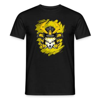 Kitsun Vaporwave Japanese Kami Vaporwave Kitsune - Men's T-Shirt - black - Front - AI Model Male 178 light (178cm)