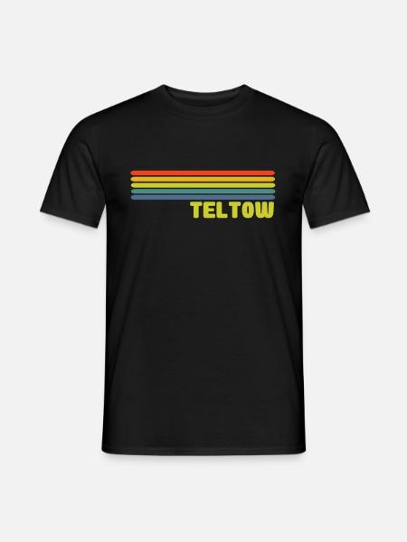 Teltow - Männer T-Shirt - Schwarz