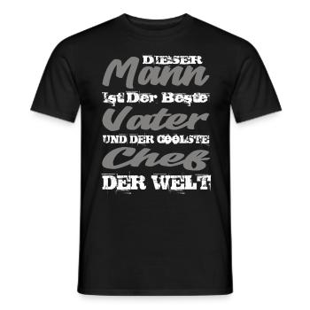 Chef - Männer T-Shirt - Schwarz - Vorne - AI Model Male 178 light (178cm)