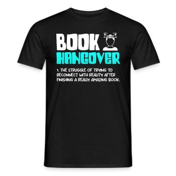 Livres Gueule de bois Amateurs de livres et amateurs de lecture - T-shirt homme - noir - Devant - AI Model Male 178 light (178cm)