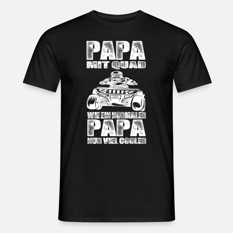 Quad - Männer T-Shirt - Schwarz