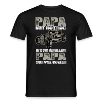 Hotrod - Männer T-Shirt - Schwarz - Vorne - AI Model Male 178 light (178cm)