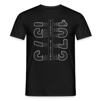 Finest Millésime 1973 Année de naissance 1973 Anniversaire - T-shirt homme - noir - Devant - AI Model Male 178 light (178cm)
