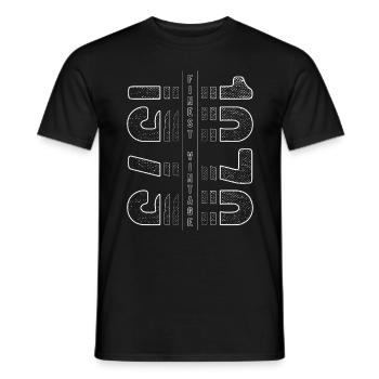Finest Vintage 1979 Geburtsjahr 1979 Geburtstag - Männer T-Shirt - Schwarz - Vorne - AI Model Male 178 light (178cm)