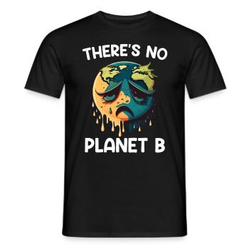 Il n’y a pas de protection de l’environnement pour le Jour de la Terre de la planète B - T-shirt homme - noir - Devant - AI Model Male 178 light (178cm)