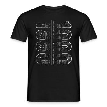 Finest Vintage 1990 Year of birth 1990 Birthday - Men's T-Shirt - black - Front - AI Model Male 178 light (178cm)