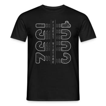 Finest Vintage 1992 Year of birth 1992 Birthday - Men's T-Shirt - black - Front - AI Model Male 178 light (178cm)