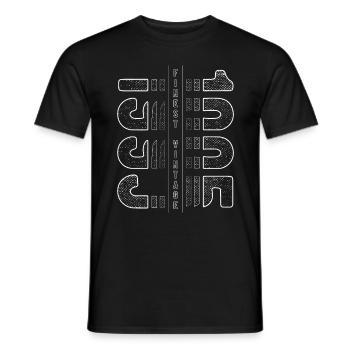 Finest Vintage 1995 Year of birth 1995 Birthday - Men's T-Shirt - black - Front - AI Model Male 178 light (178cm)
