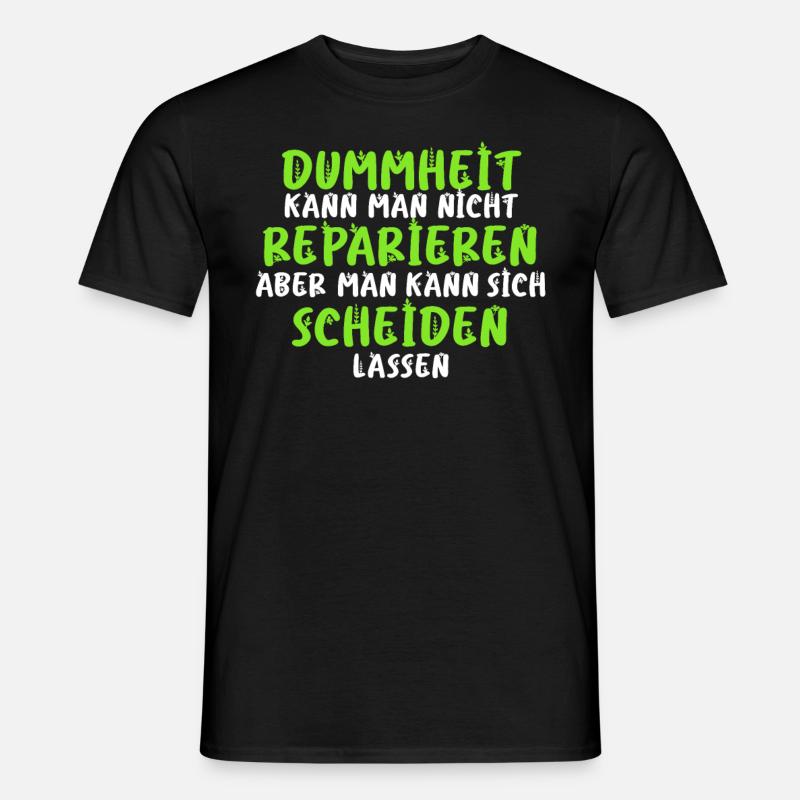 Scheidungsparty endlich Geschieden Scheidung - Männer T-Shirt - Schwarz