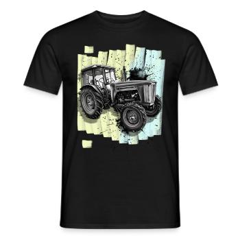 Traktor Landwirtschaft Landwirt - Männer T-Shirt - Schwarz - Vorne - AI Model Male 178 light (178cm)