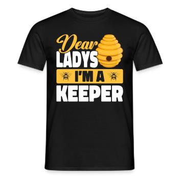Apiculteurs Abeilles Abeilles mellifères Apiculture - T-shirt homme - noir - Devant - AI Model Male 178 light (178cm)