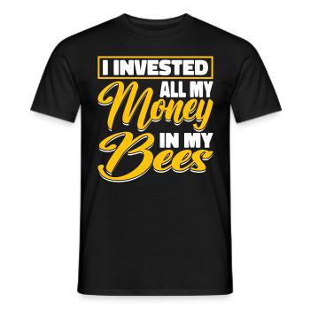 Apiculteurs Abeilles Abeilles mellifères Apiculture - T-shirt homme - noir - Devant - AI Model Male 178 light (178cm)