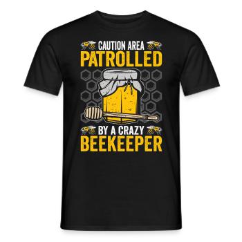 Apiculteurs Abeilles Abeilles mellifères Apiculture - T-shirt homme - noir - Devant - AI Model Male 178 light (178cm)